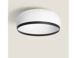 Plafón Circular Aluminio Ø300 mm Chandelier Blanco