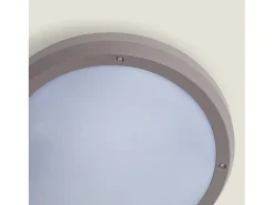 Plafón Circular para Exterior Ø300 mm IP65 Curio Gris Gris
