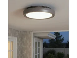 Plafón Circular para Exterior Ø300 mm IP65 Curio Gris Gris
