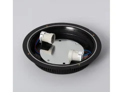Plafón Circular para Exterior Ø300mm IP65 Curio Negro Negro