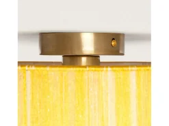 Plafón de Techo Hilo de Nylon Paolina Dorado