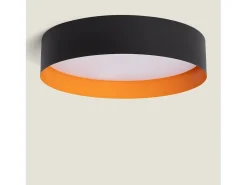 Plafón de Techo LED 40W Metal Talagapa L Ø500 mm Negro