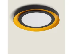 Plafón de Techo LED 30W Metal Bombalot Ø500 mm Negro Mate