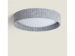 Plafón LED Acústico 24W Circular Fieltro Ø500 mm CCT Seleccionable Kaptyn Gris