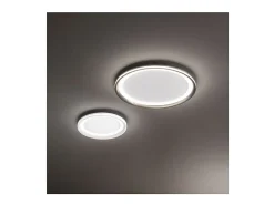 Plafón LED EDGE gris titanio 66W Perenz en aluminio