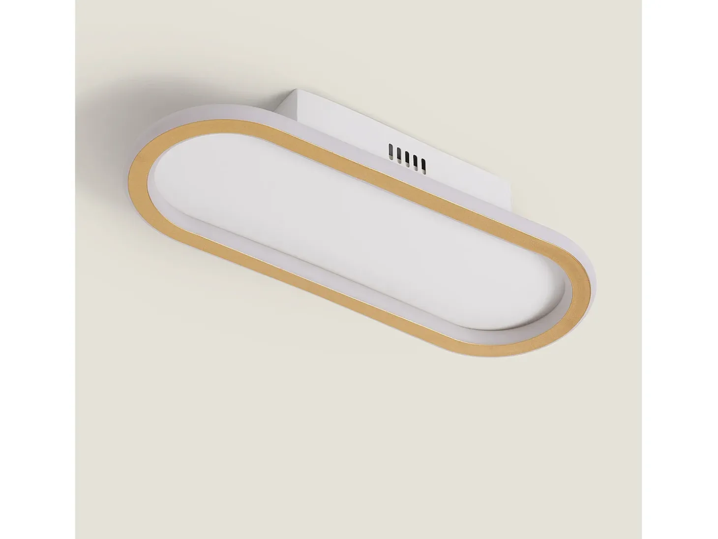 Plafón LED 20W Aluminio Gold Renoir Dorado