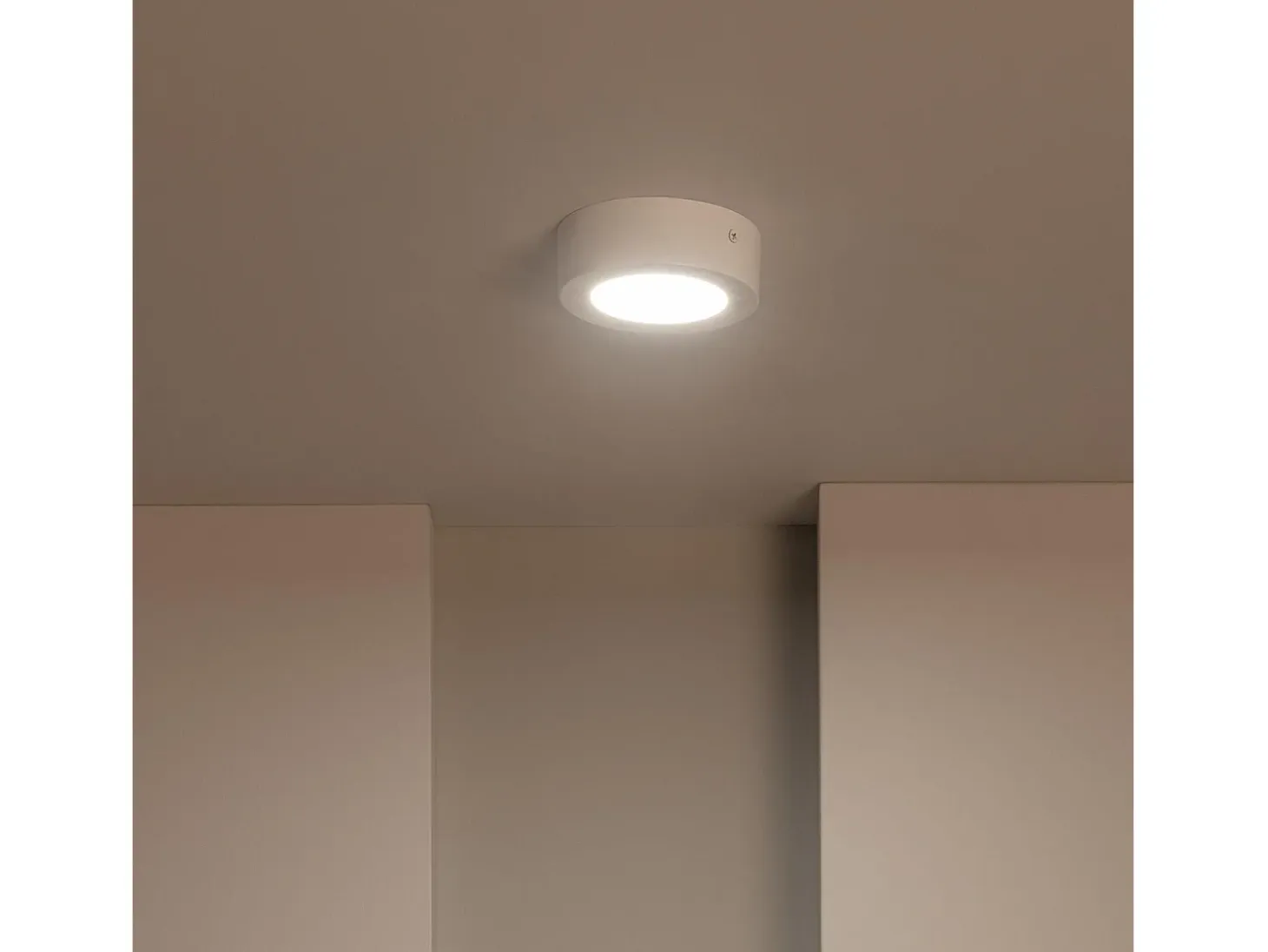 Plafón LED 6W Circular Ø120 mm 3000K Blanco Cálido