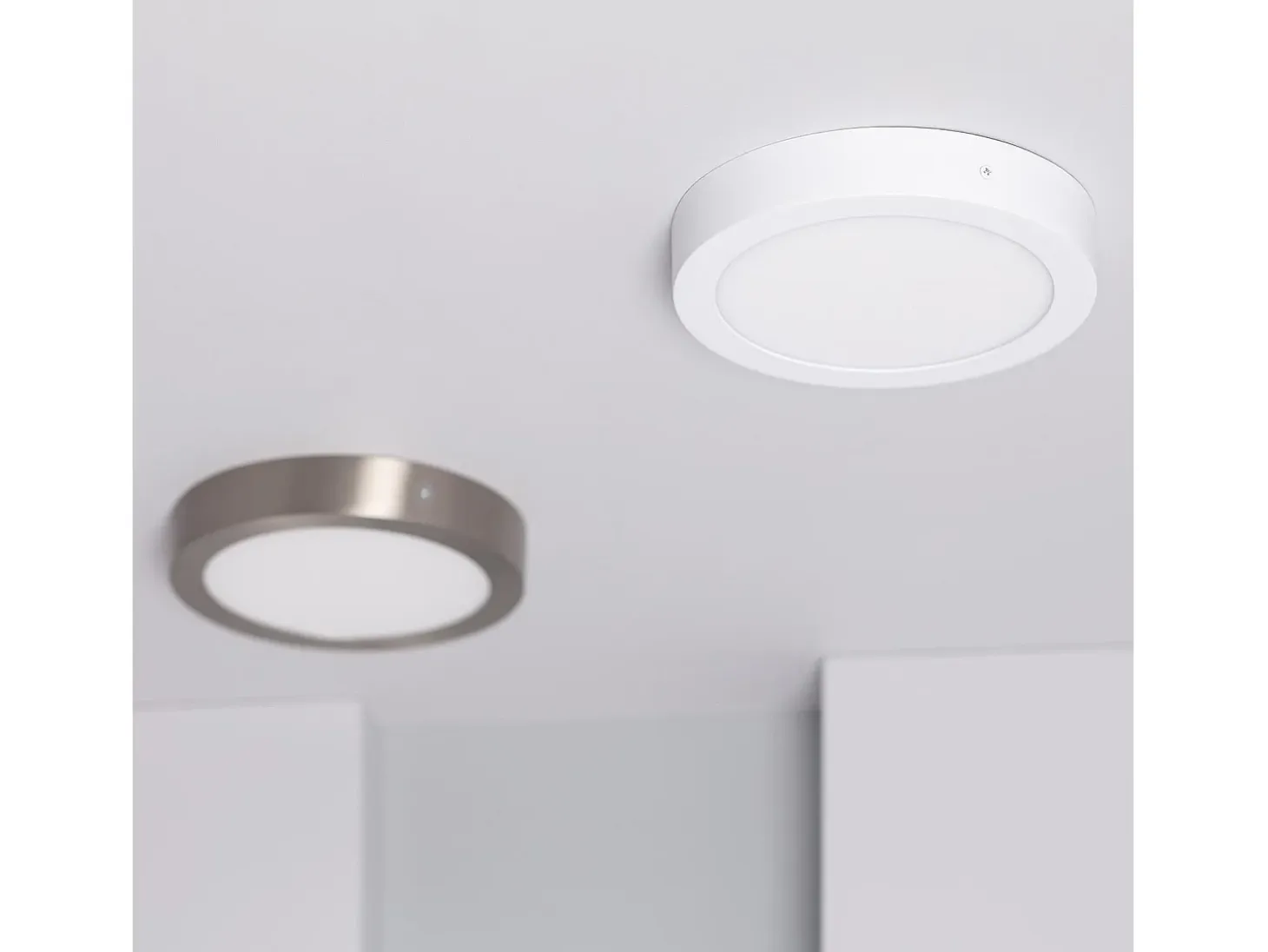 Plafón LED 18W Circular Ø225 mm 3000K Blanco Cálido