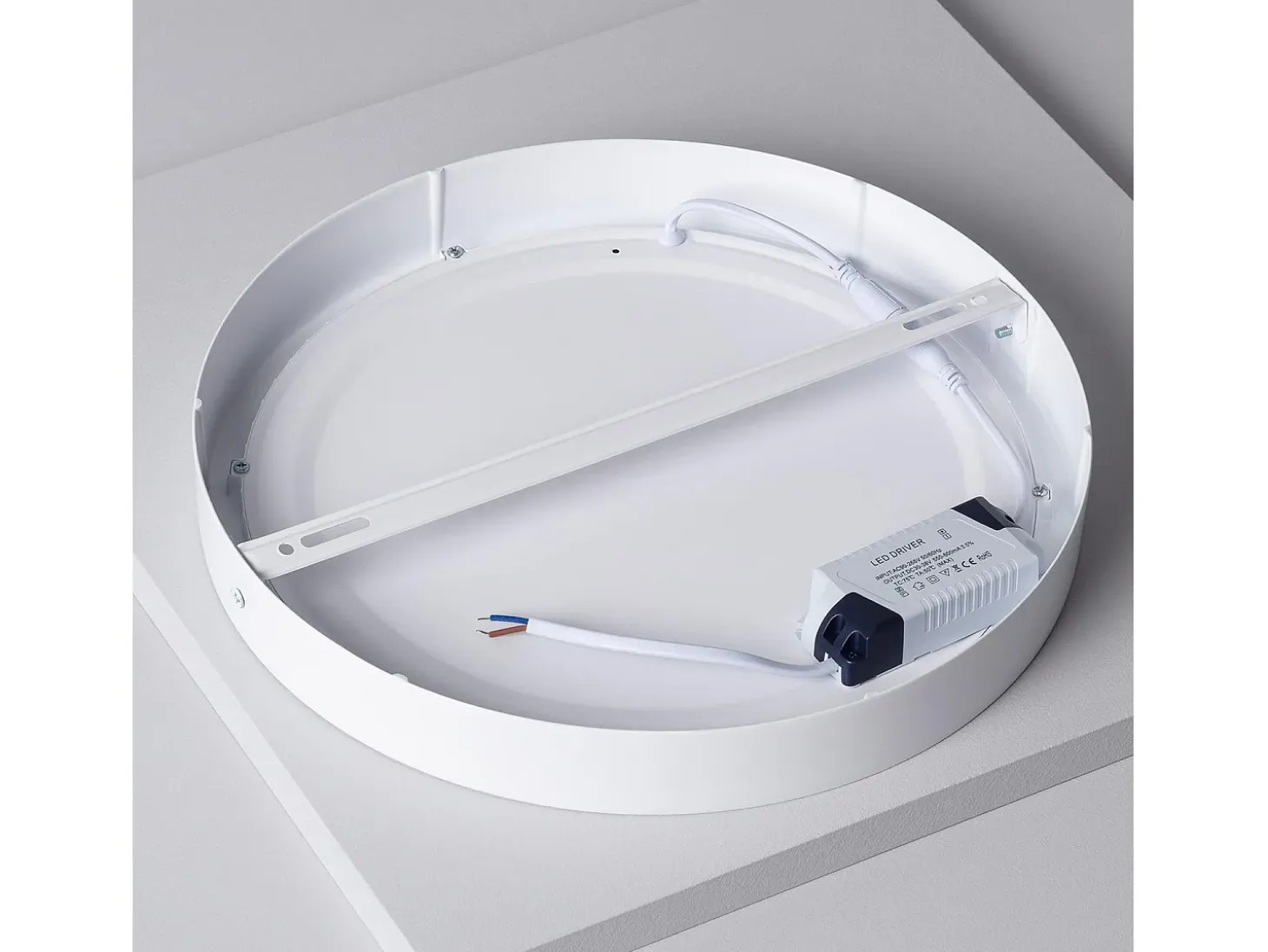 Plafón LED 24W Circular Ø295 mm 6000K Blanco Frío