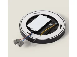 Plafón LED 18W Circular Ø180 mm Regulable Negro