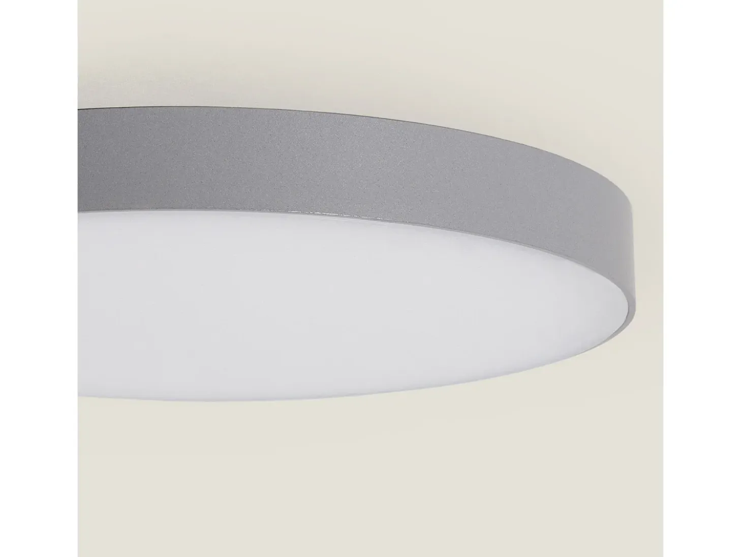 Plafón LED 18W Circular Ø180 mm Regulable Gris