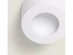 Plafón LED 8W Circular Aluminio Luz Indirecta Ø105 mm Tokkai 4000K Blanco Blanco Neutro