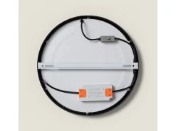 Plafón LED 24W Circular Aluminio Ø280 mm Slim CCT Seleccionable Galán SwitchDimm Negro