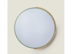 Plafón LED 36W Circular Madera Ø500 mm CCT Seleccionable Semi-Dari Verde