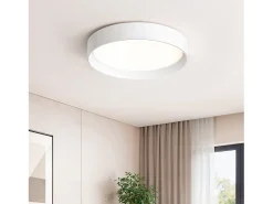 Plafón LED 20W Circular Metal Ø450 mm CCT Seleccionable Broadway Blanco