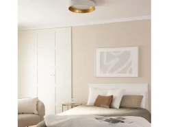 Plafón LED 20W Circular Metal Ø450 mm CCT Seleccionable Broadway Blanco