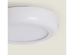 Plafón LED 12W Circular Metal Ø180 mm Design White 3000K Blanco Cálido