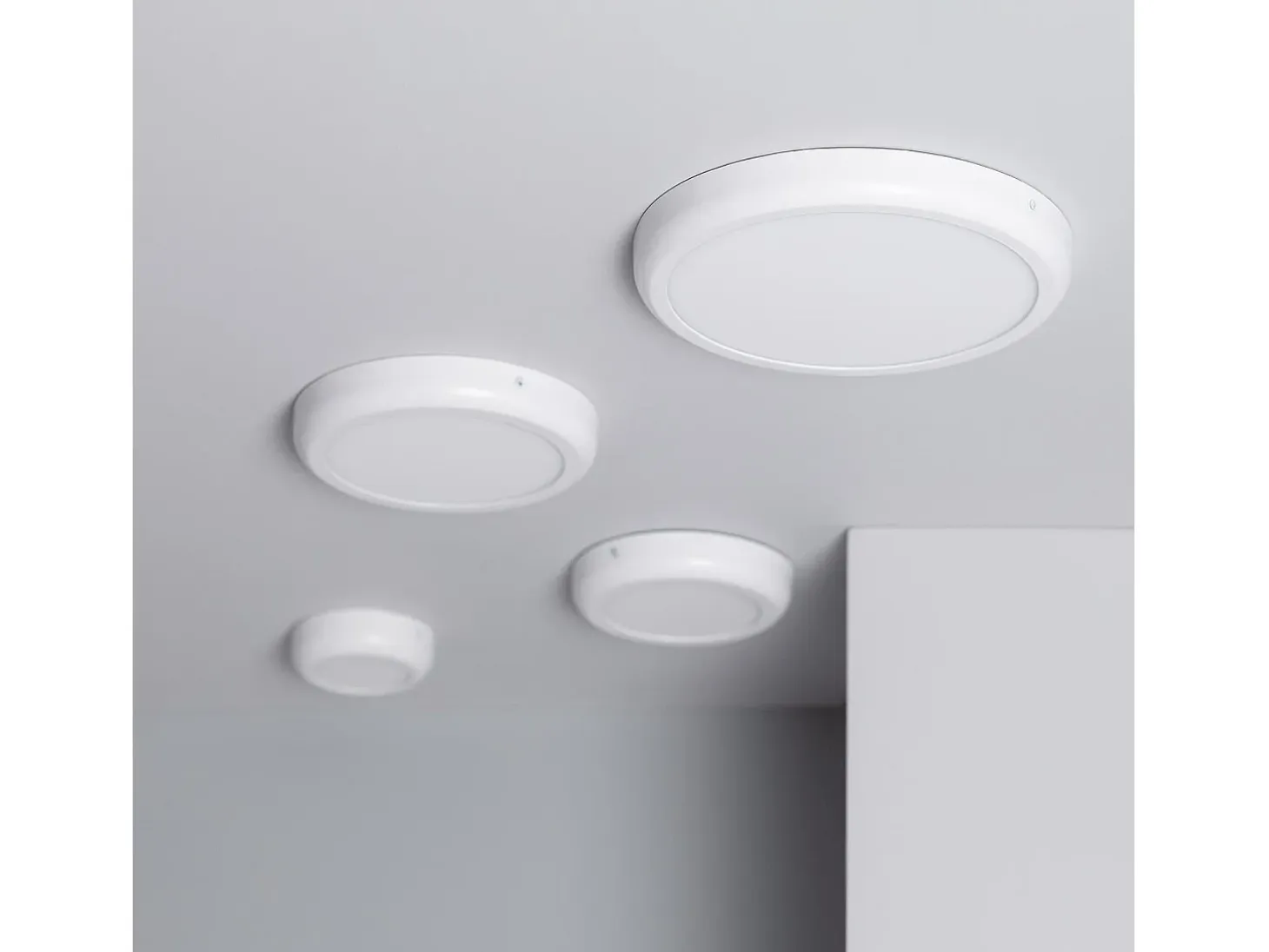 Plafón LED 18W Circular Metal Ø225 mm Design White 5000K Blanco Frío