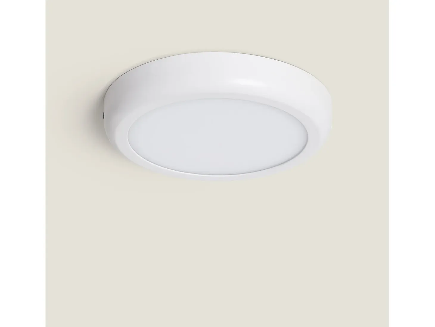 Plafón LED 18W Circular Metal Ø225 mm Design White 5000K Blanco Frío