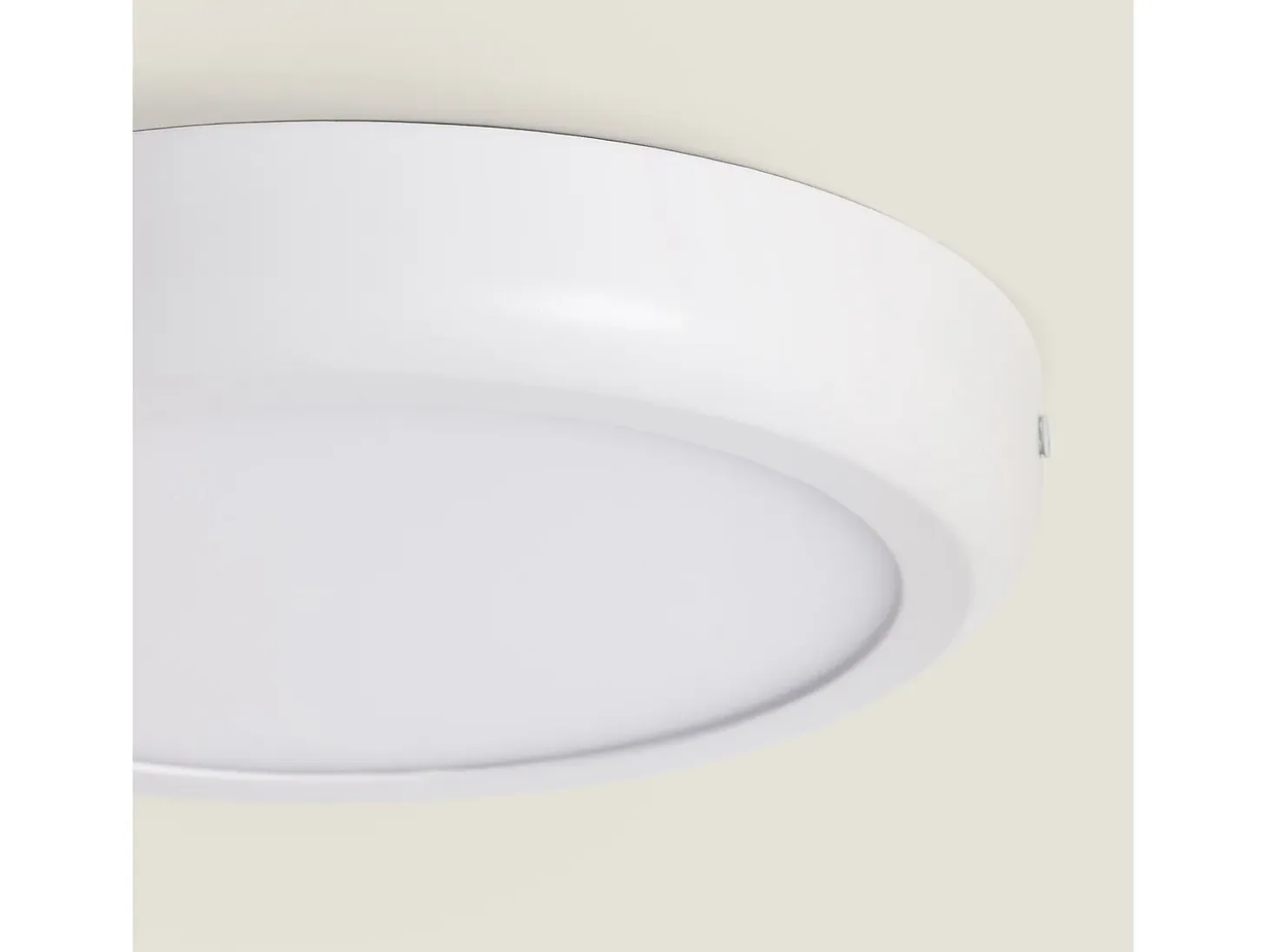Plafón LED 18W Circular Metal Ø225 mm Design White 5000K Blanco Frío