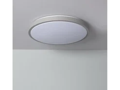 Plafón LED 24W Circular Metal Ø500 mm CCT Seleccionable Bari Gris