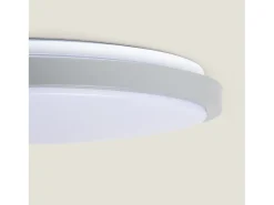 Plafón LED 24W Circular Metal Ø500 mm CCT Seleccionable Bari Gris
