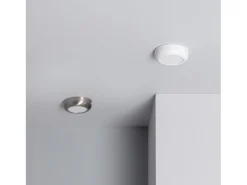 Plafón LED 6W Circular Metal Ø120 mm Design Silver 3000K Blanco Cálido