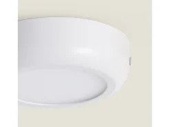 Plafón LED 6W Circular Metal Ø125 mm Design White 6000K Blanco Frío