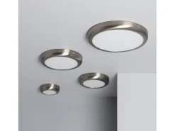Plafón LED 24W Circular Metal Ø300 mm Design Silver 2900K - 3200K Blanco Cálido