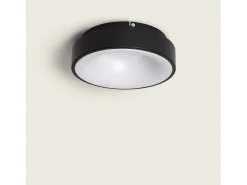 Plafón LED 20W Circular Metal Ø300 mm CCT Seleccionable Jacob Negro