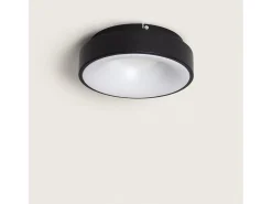 Plafón LED 20W Circular Metal Ø300 mm CCT Seleccionable Jacob Negro