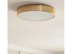 Plafón LED 18W Circular Metal Ø300 mm CCT Seleccionable Haydn Dorado