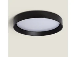 Plafón LED 30W Circular Metal Ø550 mm CCT Seleccionable Big Broadway Negro
