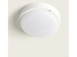Plafón LED 25W Circular para Exterior Ø175 mm IP65 con Detector de Movimiento White 6500K Blanco Frío