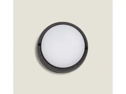 Plafón LED 15W Circular para Exterior Ø140 mm IP65 Black 4000K Blanco Neutro