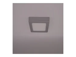 Plafón LED 6W Cuadrado Aluminio 105x105 mm Slim CCT Seleccionable Galán SwitchDimm Gris