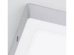 Plafón LED 6W Cuadrado Aluminio 105x105 mm Slim CCT Seleccionable Galán SwitchDimm Natural