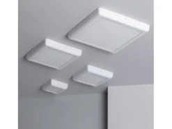 Plafón LED 12W Cuadrado Metal 178x178 mm Design White 6000K Blanco Frío