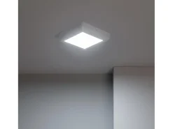 Plafón LED 12W Cuadrado Metal 178x178 mm Design White 6000K Blanco Frío