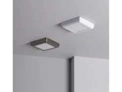Plafón LED 12W Cuadrado Metal 178x178 mm Design White 6000K Blanco Frío