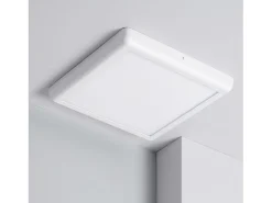 Plafón LED 24W Cuadrado Metal 300x300 mm Design White 3000K Blanco Cálido