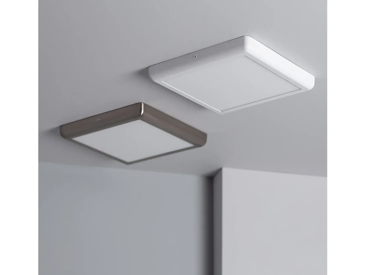 Plafón LED 24W Cuadrado Metal 300x300 mm Design White 4000K Blanco Neutro