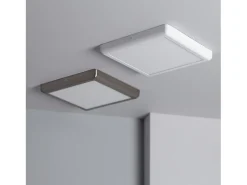Plafón LED 24W Cuadrado Metal 300x300 mm Design Silver 3000K Blanco Cálido