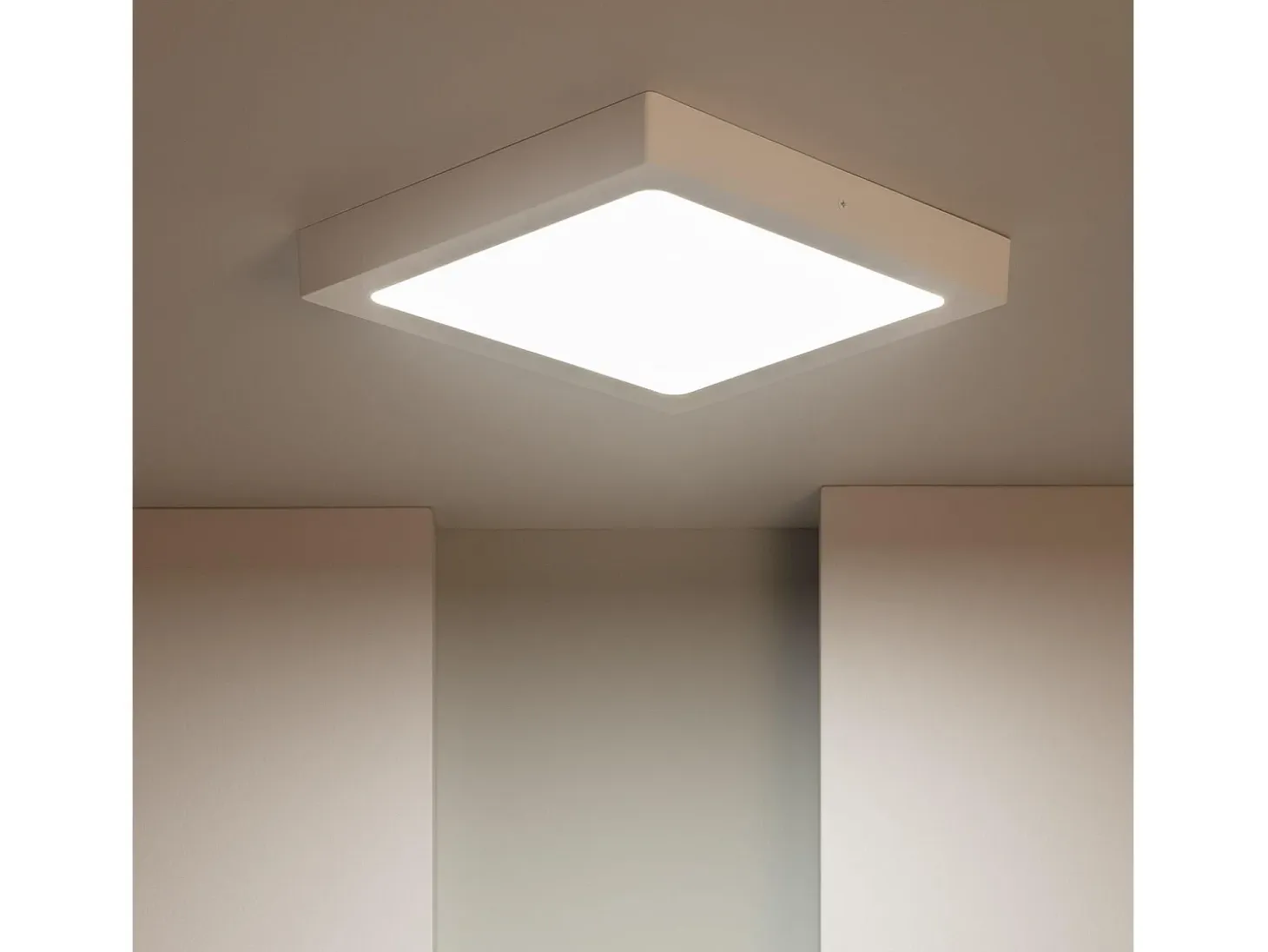 Plafón LED 24W Cuadrado 301x301 mm 3000K Blanco Cálido