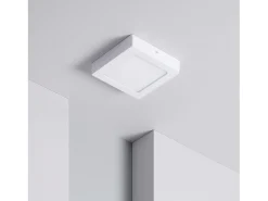 Plafón LED 12W Cuadrado 170x170 mm 6000K Blanco Frío