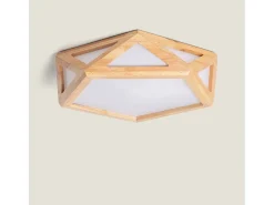 Plafón LED 20W Madera CCT Seleccionable Altigen Madera