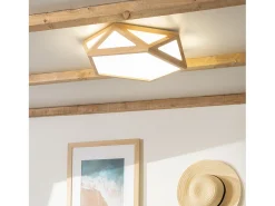 Plafón LED 20W Madera CCT Seleccionable Altigen Madera