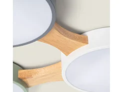 Plafón LED 30W Madera y Metal CCT Seleccionable Sams Multicolor