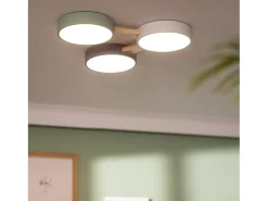 Plafón LED 30W Madera y Metal CCT Seleccionable Sams Multicolor