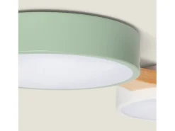 Plafón LED 30W Madera y Metal CCT Seleccionable Sams Multicolor